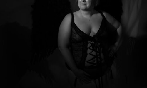 Ms B with wings