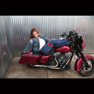 Reclining on the Harley